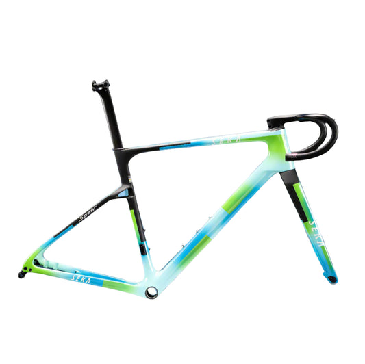 Seka Bikes - Spear - Borealis Blue Frameset