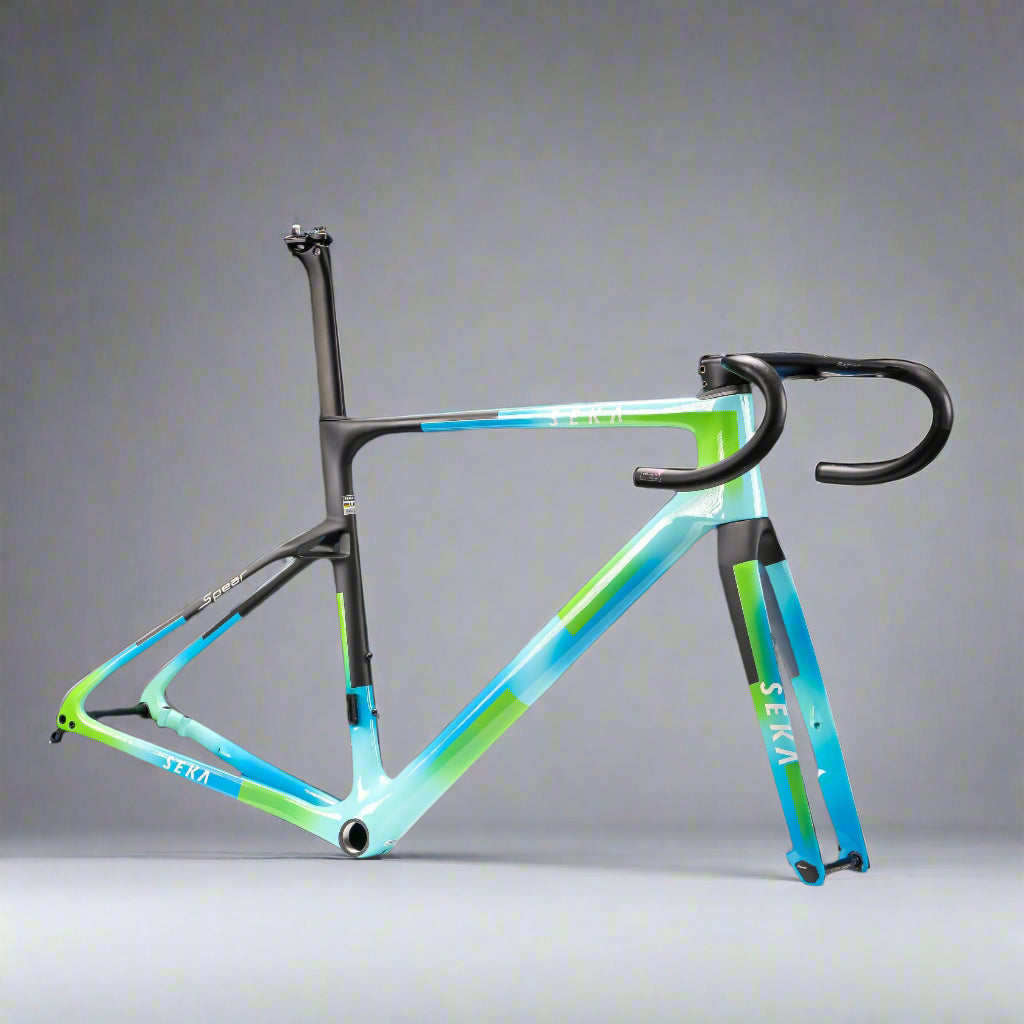Seka Bikes - Spear - Borealis Blue Frameset