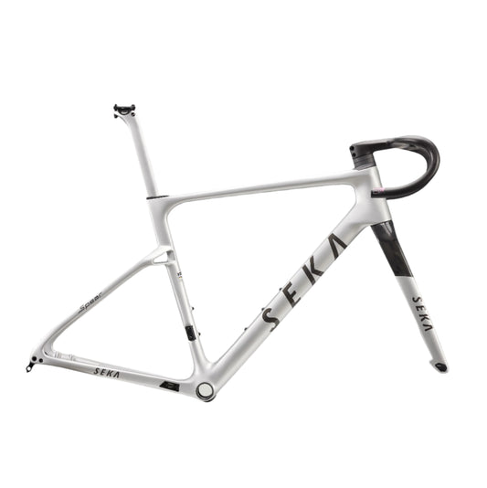 Seka Bikes - Spear - Achromatic Silver Frameset