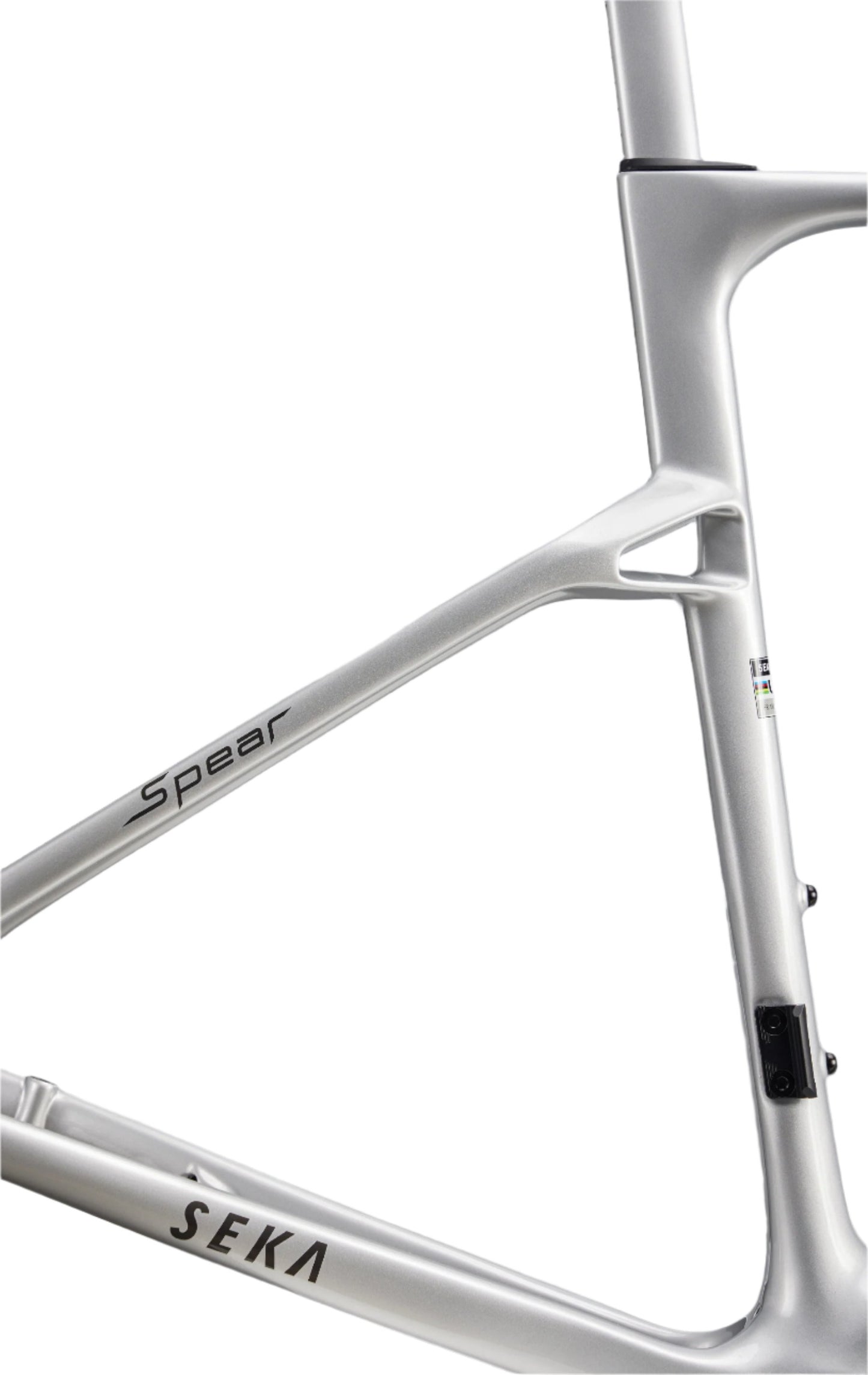 Seka Bikes - Spear - Achromatic Silver Frameset
