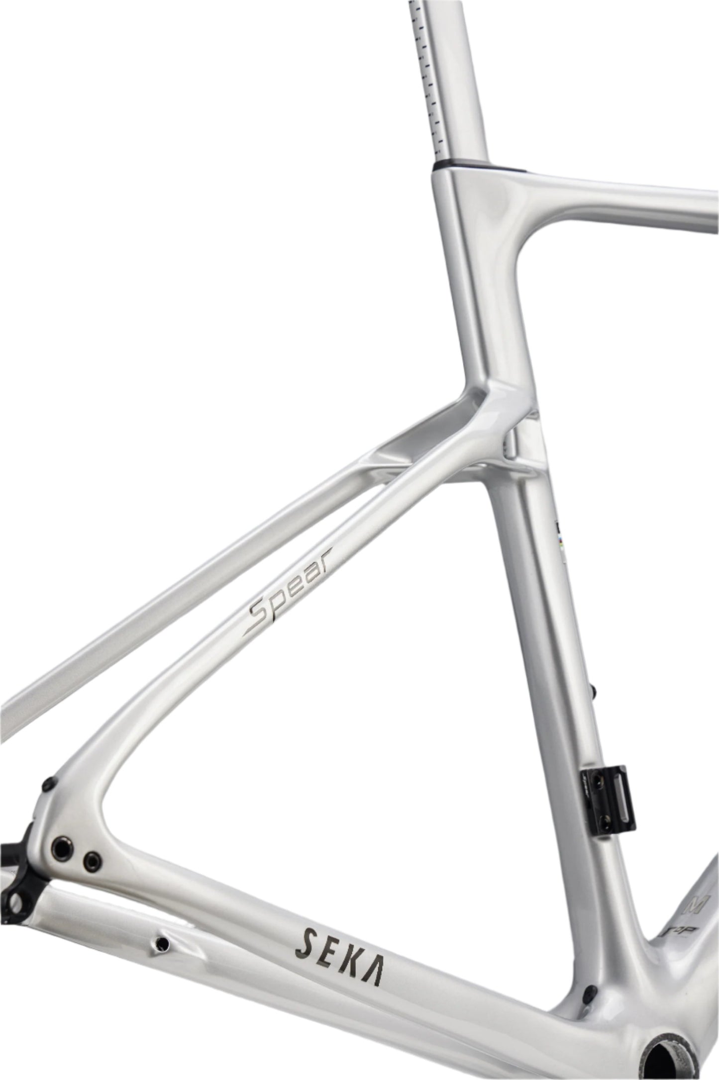 Seka Bikes - Spear - Achromatic Silver Frameset
