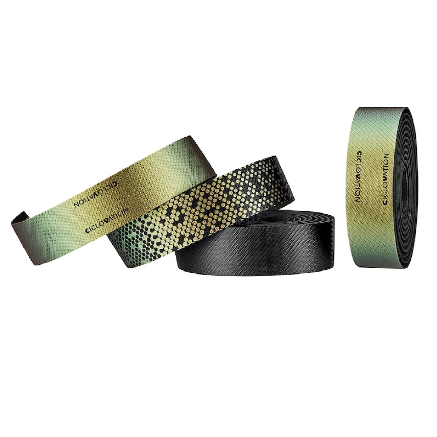 Ciclovation Leather Touch Bar Tape Chameleon Amber Green