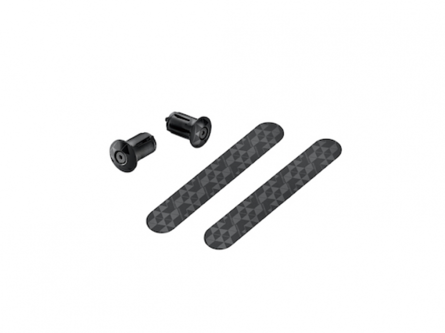 Ciclovation Leather Touch Bar Tape Digital Wave Black (1 pair)