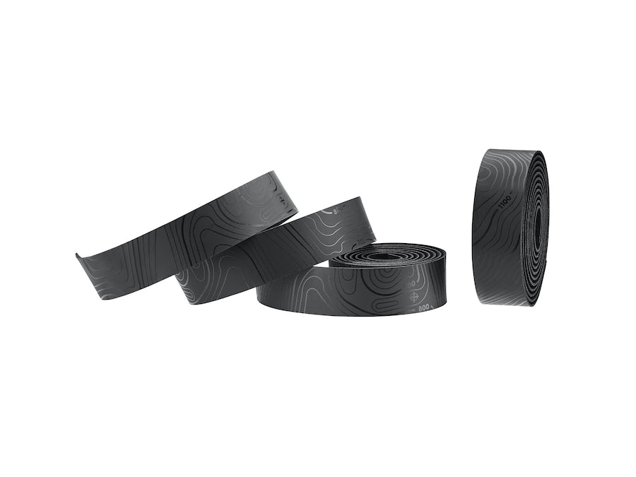 Ciclovation Leather Touch Bar Tape Minimalism TOPO Jet Black