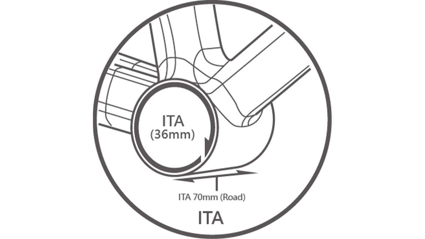 TriPeak ITA 70mm 3-in-1 Bottom Bracket Road