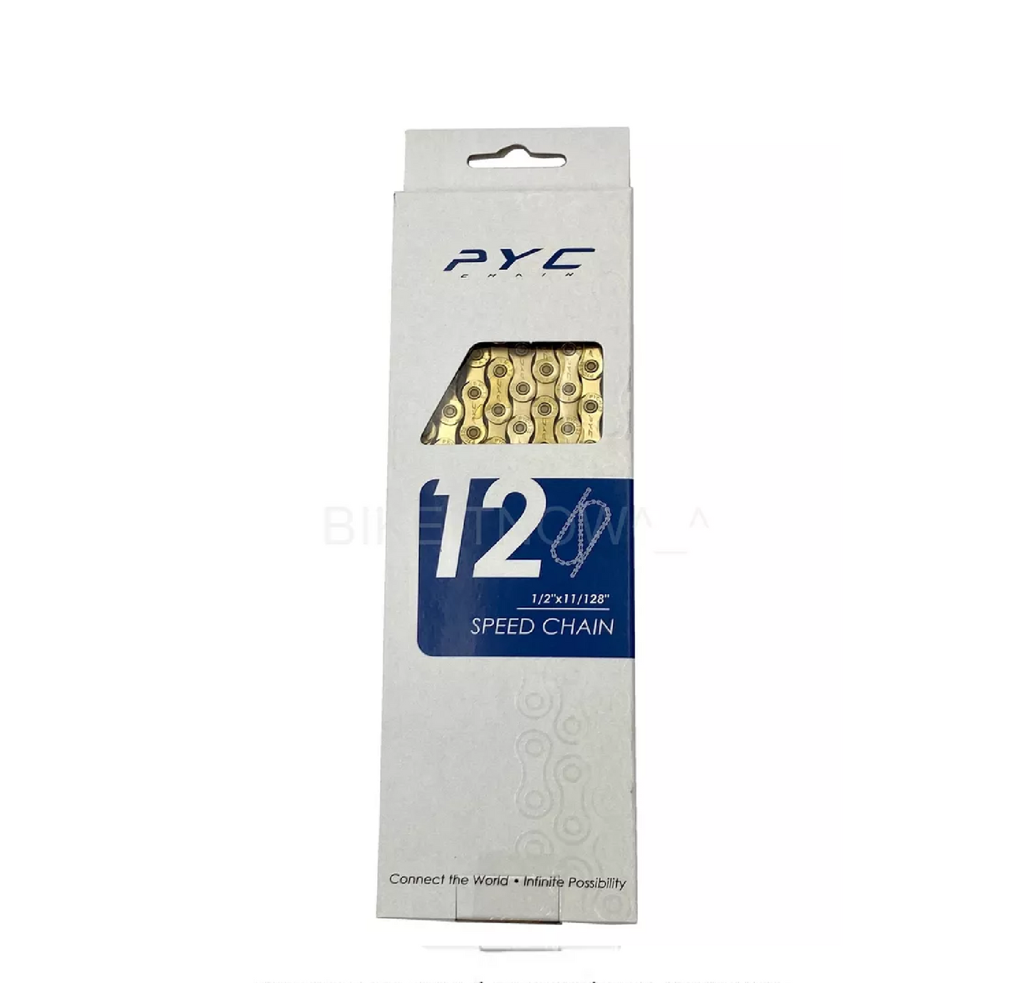 PYC P1201 Chain 12spd Hollow Pin Light Weight DCL Gold