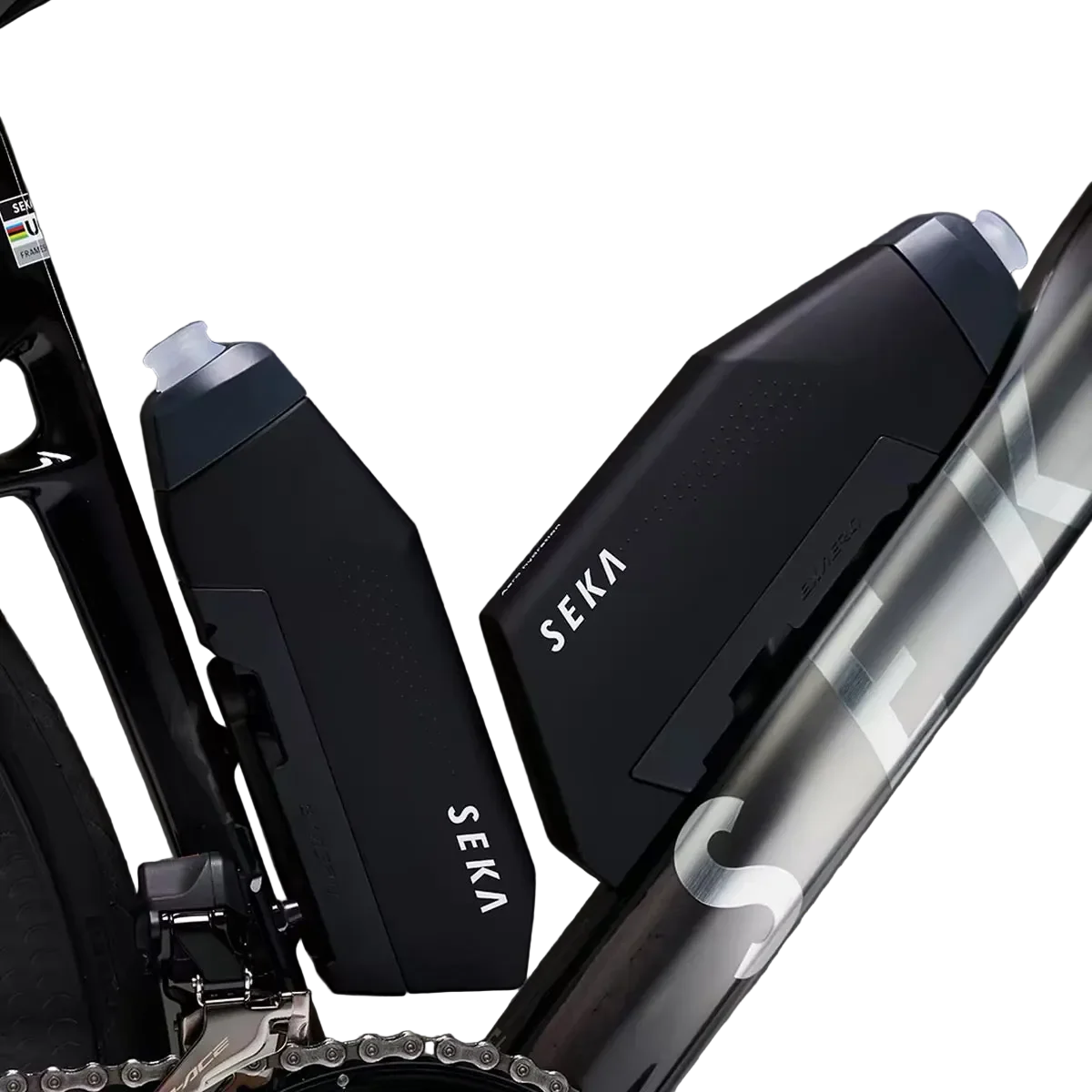 Seka ExAero MAG Bottles - Pair Magnetic - Black