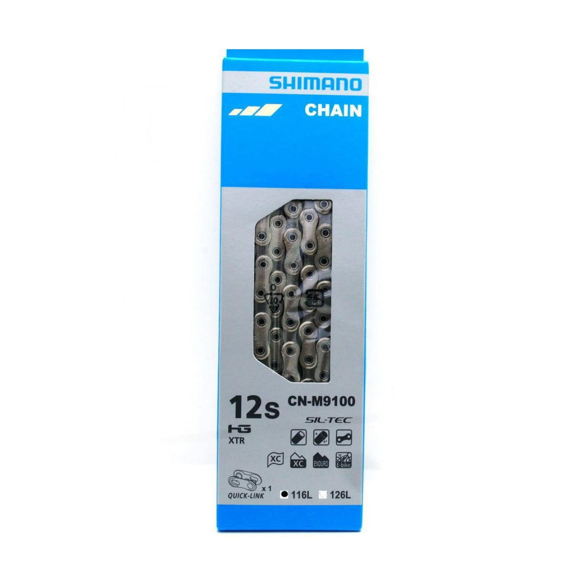 SHIMANO XTR | Dura Ace Chain CN-M9100 12-speed | 116 links with Chain Connector