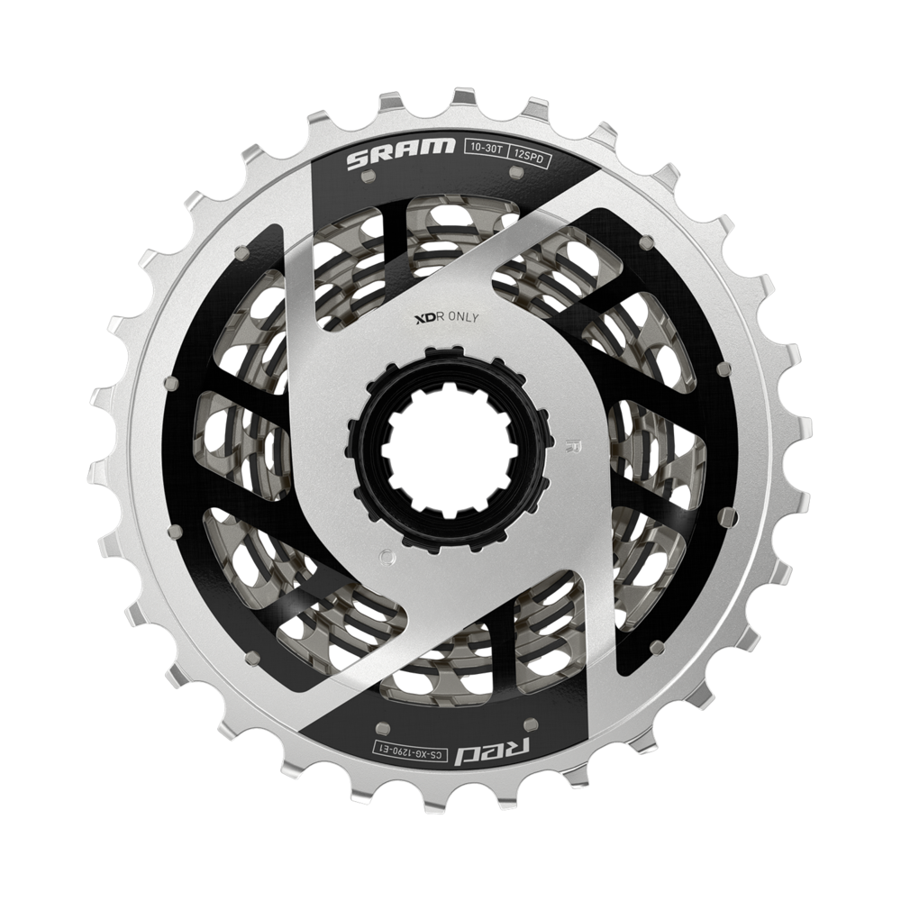 SRAM RED XG-1290 E1 eTap AXS Cassette Silver 12spd 10-30T