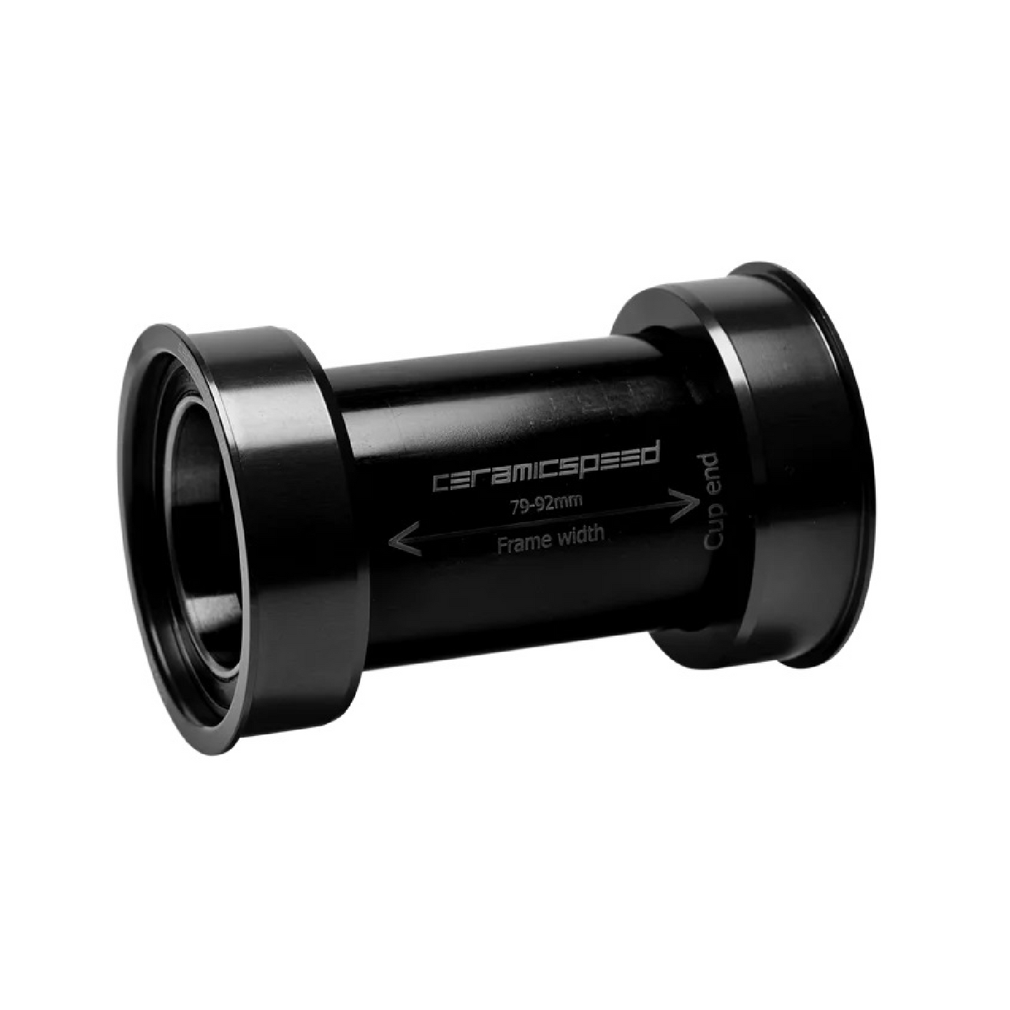 CeramicSpeed PF4630 Bottom Bracket (PF30, BB Right, BB386 EVO) 30mm Spindle Black Coated