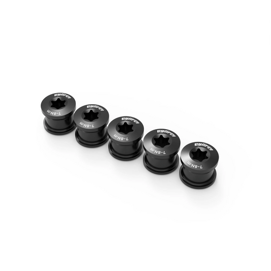 Cybrei Aluminium Chainring Bolt Kit 1x5 Black