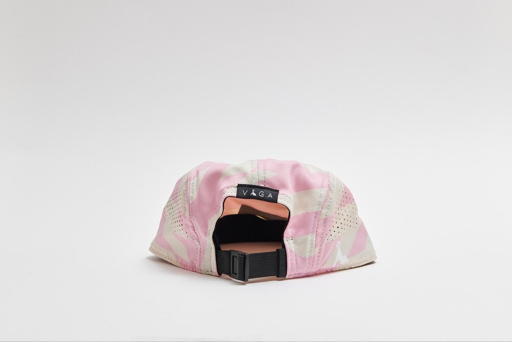 Team Vaga Feather Racing Cap Taupe Grey / Pastel Pink / Navy Blue