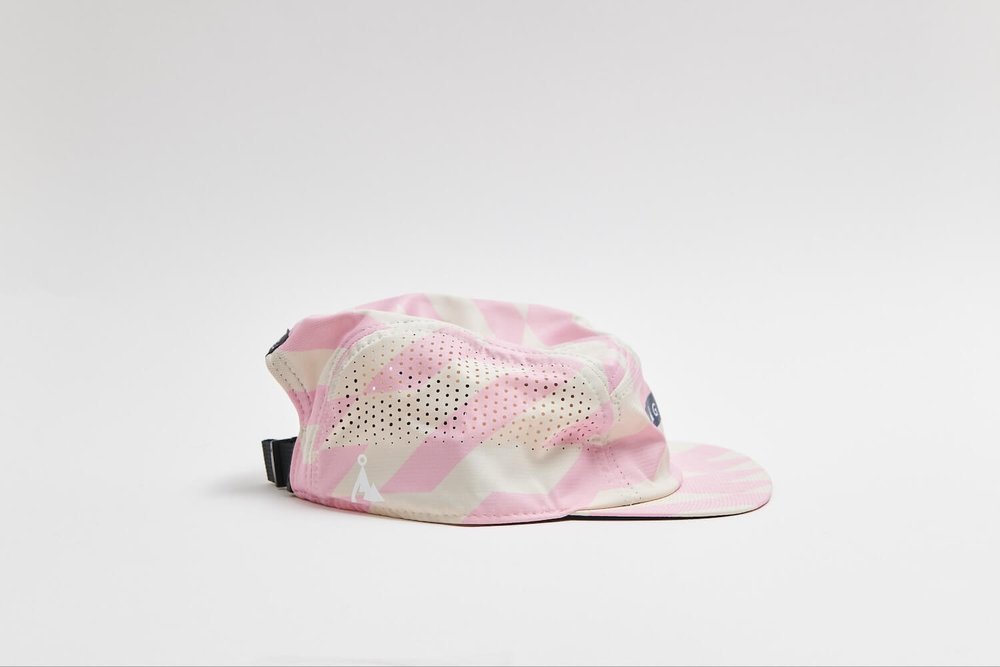 Team Vaga Feather Racing Cap Taupe Grey / Pastel Pink / Navy Blue