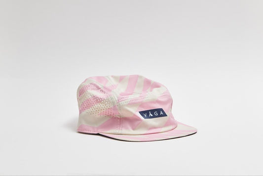 Team Vaga Feather Racing Cap Taupe Grey / Pastel Pink / Navy Blue