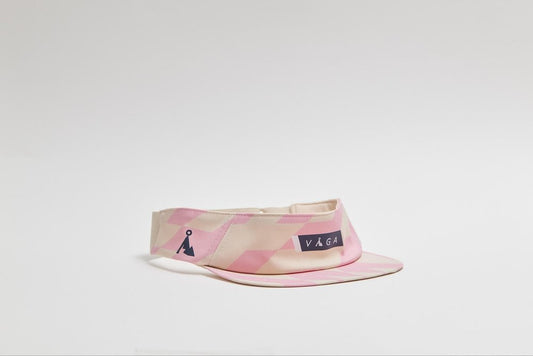 Team Vaga Feather Racing Visor Taupe Grey / Pastel Pink