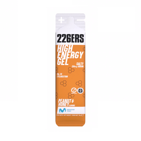 226ERS HIGH ENERGY GEL 76g - Energy Gel - Salty Peanut & Honey