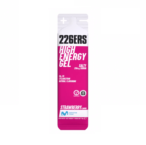 226ERS HIGH ENERGY GEL 76g - Energy Gel - Salty Strawberry