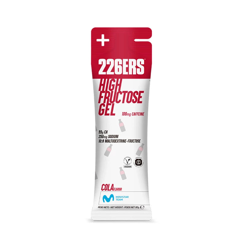 226ERS HIGH FRUCTOSE GEL - Energy Gel 80g - Cola (100mg of Caffeine)