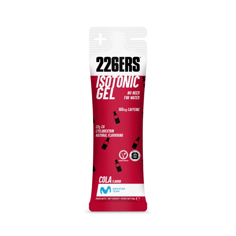 226ERS ISOTONIC GEL 68g - Isotonic Energy Gel - Cola (100mg Caffeine)