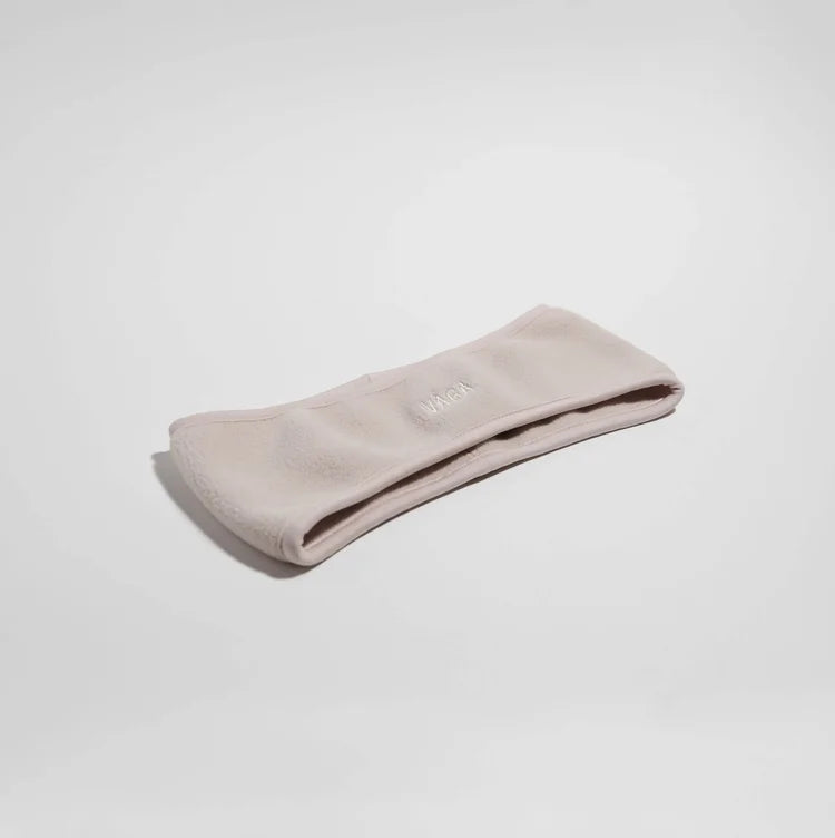 Team Vaga Fleece Headband - Ecru