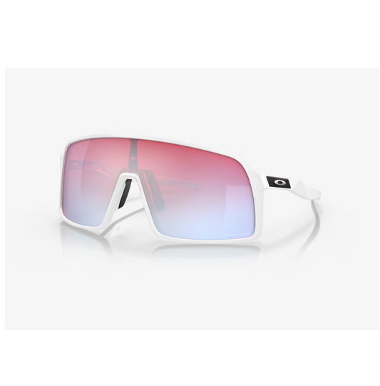 Oakley Sunglasses - Sutro Polished White - Prizm Snow Sapphire Lenses