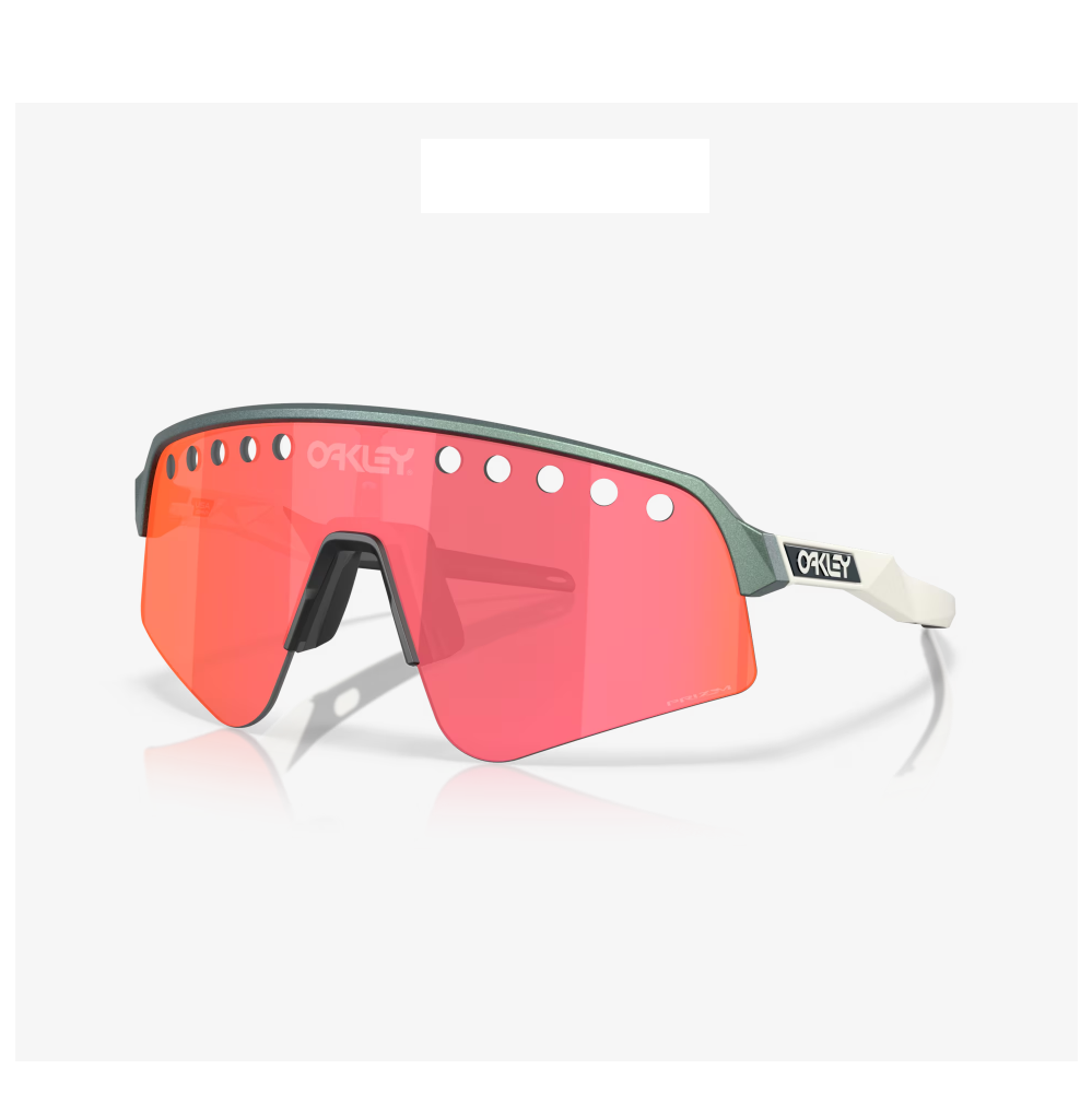 Oakley Sunglasses - Sutro Lite Sweep Matte Silver/Blue Colorshift - Prizm Trail Torch Lenses