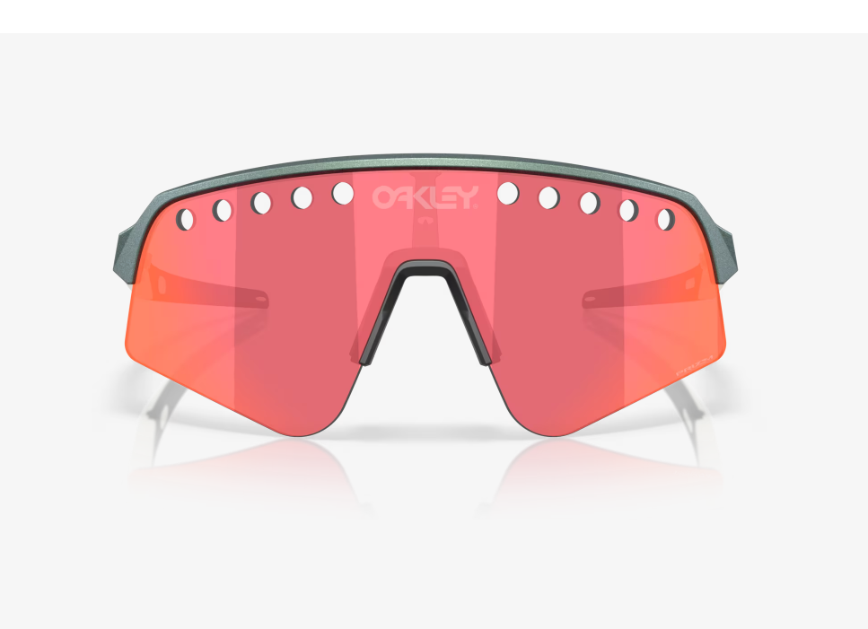 Oakley Sunglasses - Sutro Lite Sweep Matte Silver/Blue Colorshift - Prizm Trail Torch Lenses