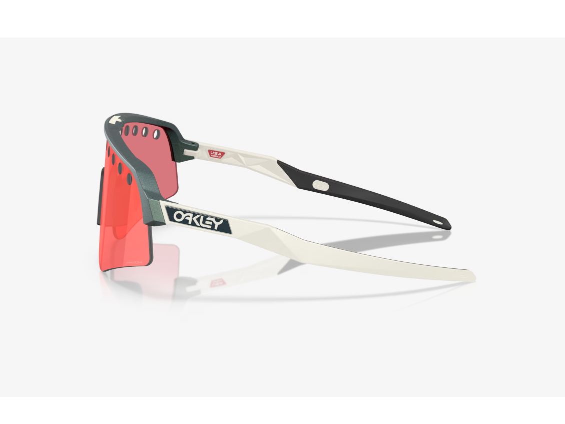 Oakley Sunglasses - Sutro Lite Sweep Matte Silver/Blue Colorshift - Prizm Trail Torch Lenses