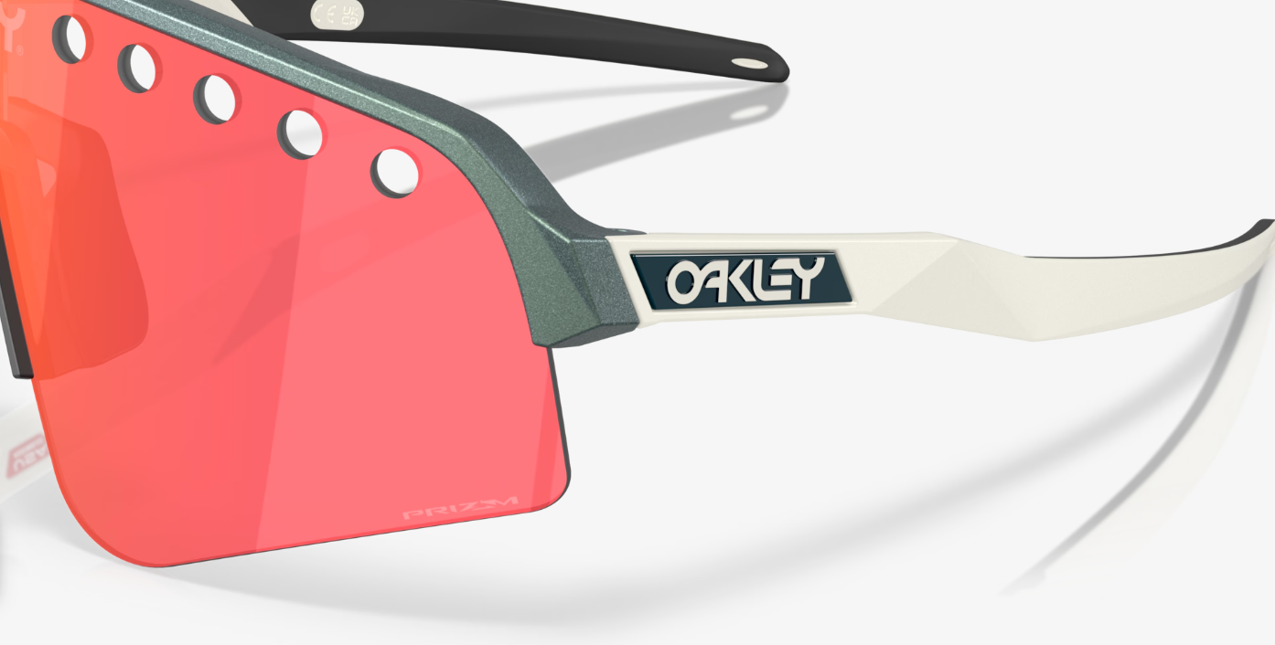 Oakley Sunglasses - Sutro Lite Sweep Matte Silver/Blue Colorshift - Prizm Trail Torch Lenses