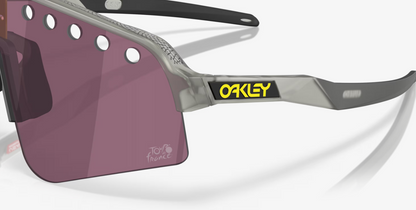 Oakley Sunglasses - Sutro Lite Sweep TDF Matte Grey Ink - Prizm Road Black Lenses