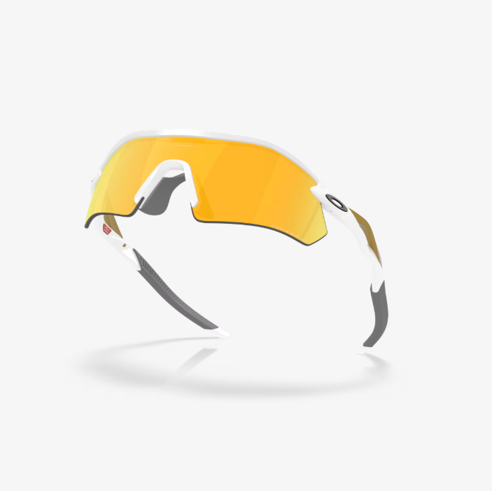 Oakley Sunglasses - Radar Plate Polished White - Prizm 24k Polarized Lenses