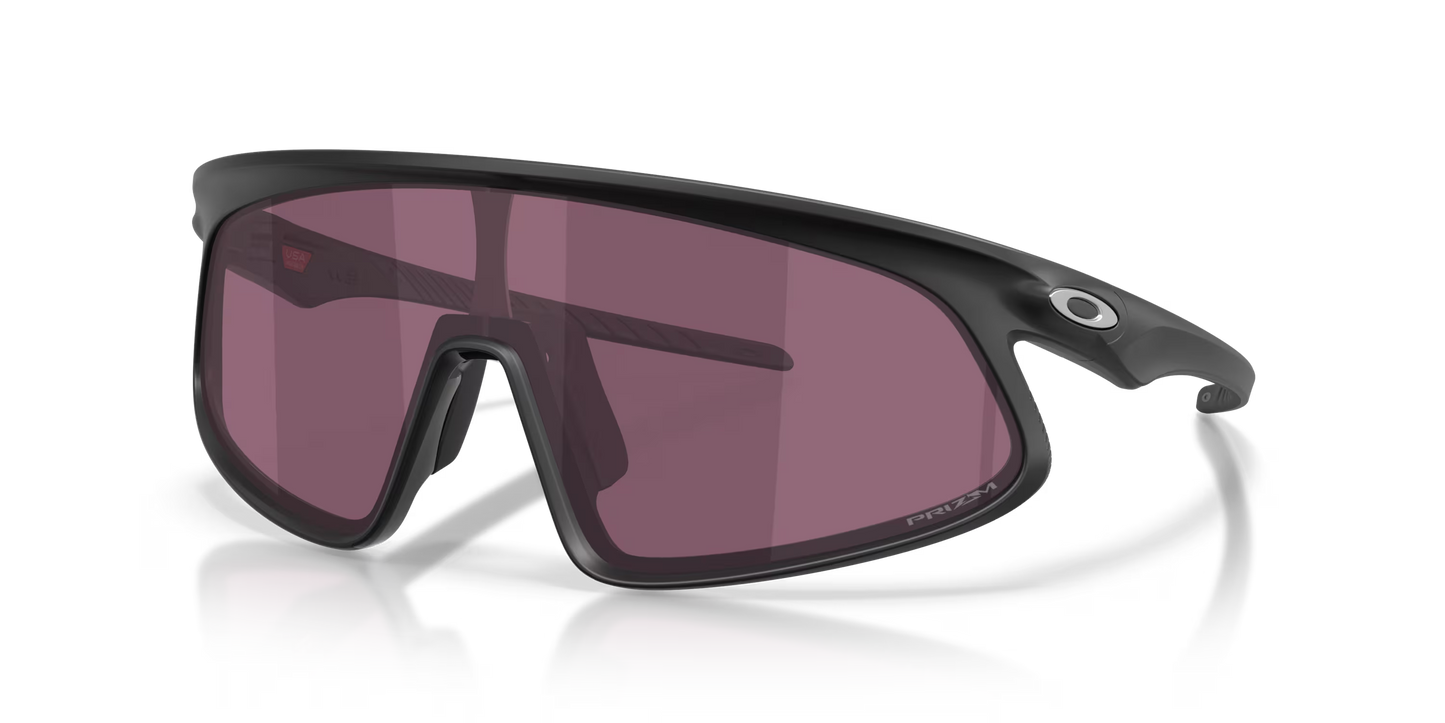 Oakley Sunglasses - RSLV 141 Matte Black - Prizm Road Black Lenses