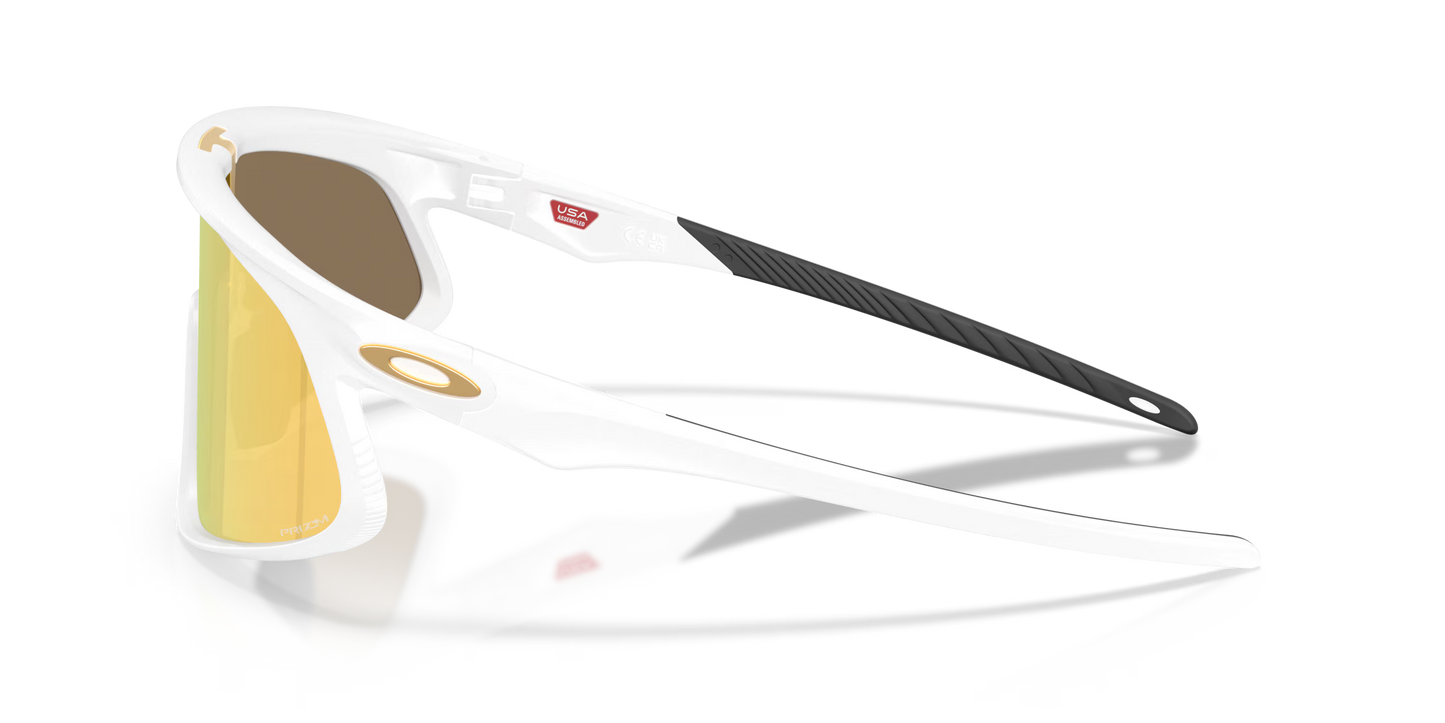 Oakley Sunglasses - RSLV 141 Matte White - Prizm 24k Lenses