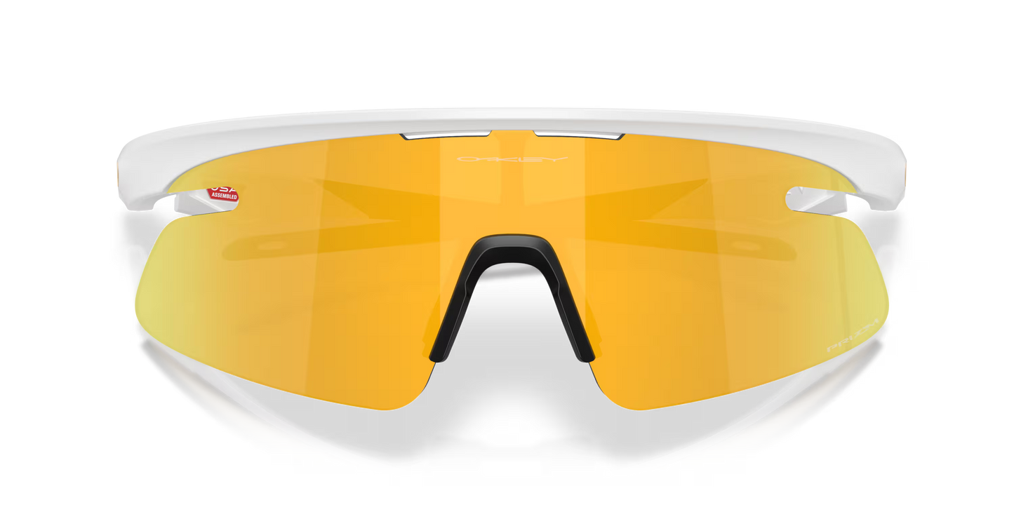 Oakley Sunglasses - RSLV Lite Matte White - Prizm 24k Lenses