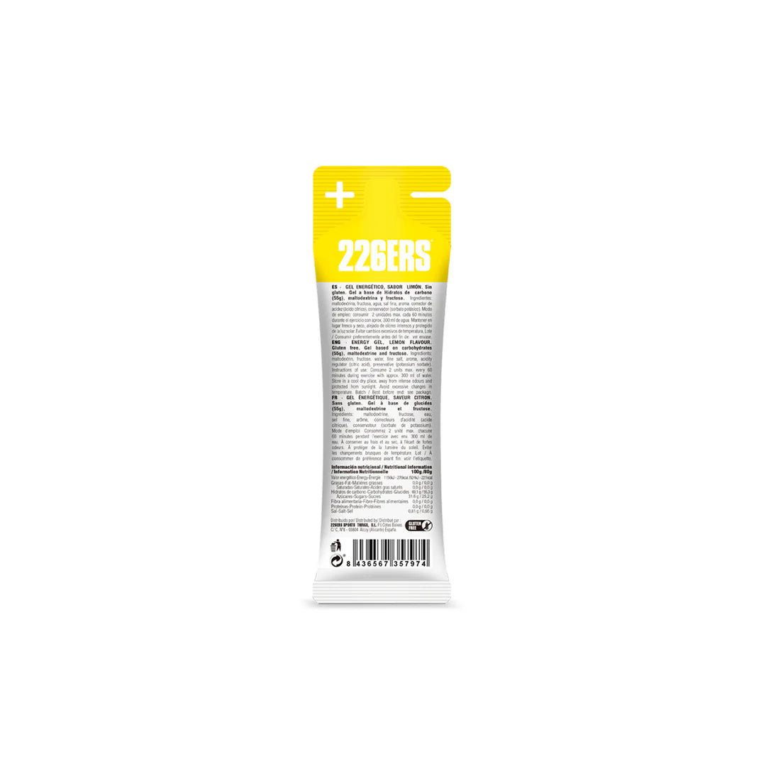 226ERS HIGH FRUCTOSE GEL - Energy Gel 80g - Lemon