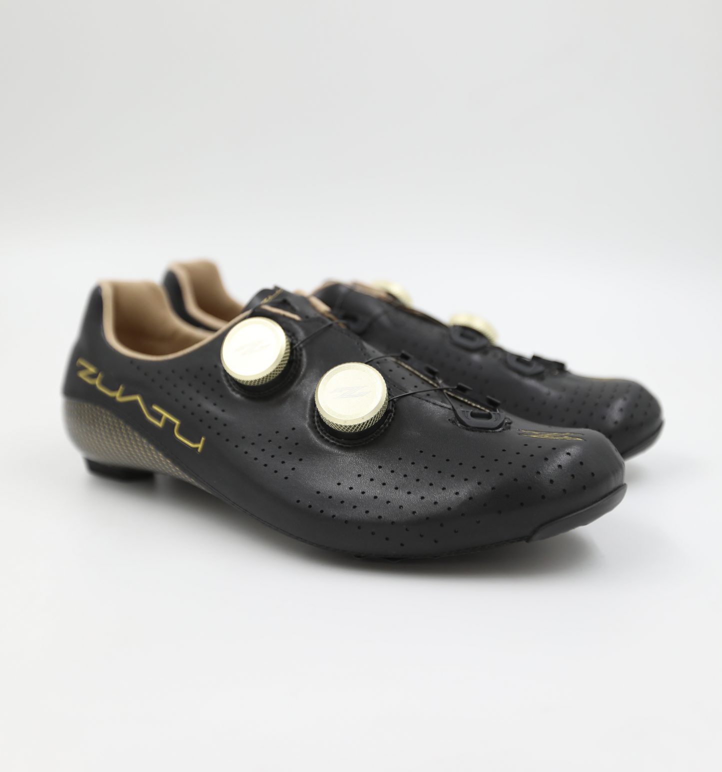 Zuatu Z001 PRO - Black/Black - Gold Dial - Cycling Shoe