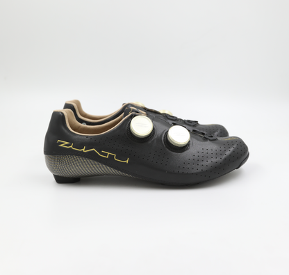 Zuatu Z001 PRO - Black/Black - Gold Dial - Cycling Shoe