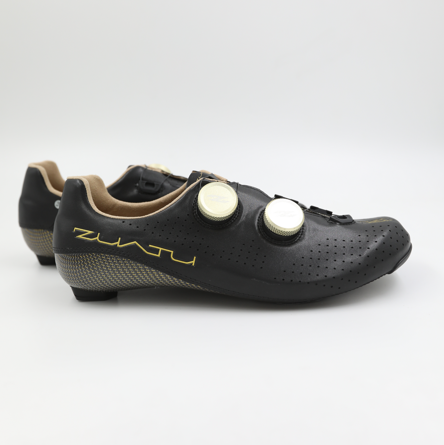 Zuatu Z001 PRO - Black/Black - Gold Dial - Cycling Shoe