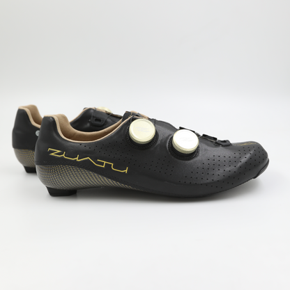 Zuatu Z001 PRO - Black/Black - Gold Dial - Cycling Shoe