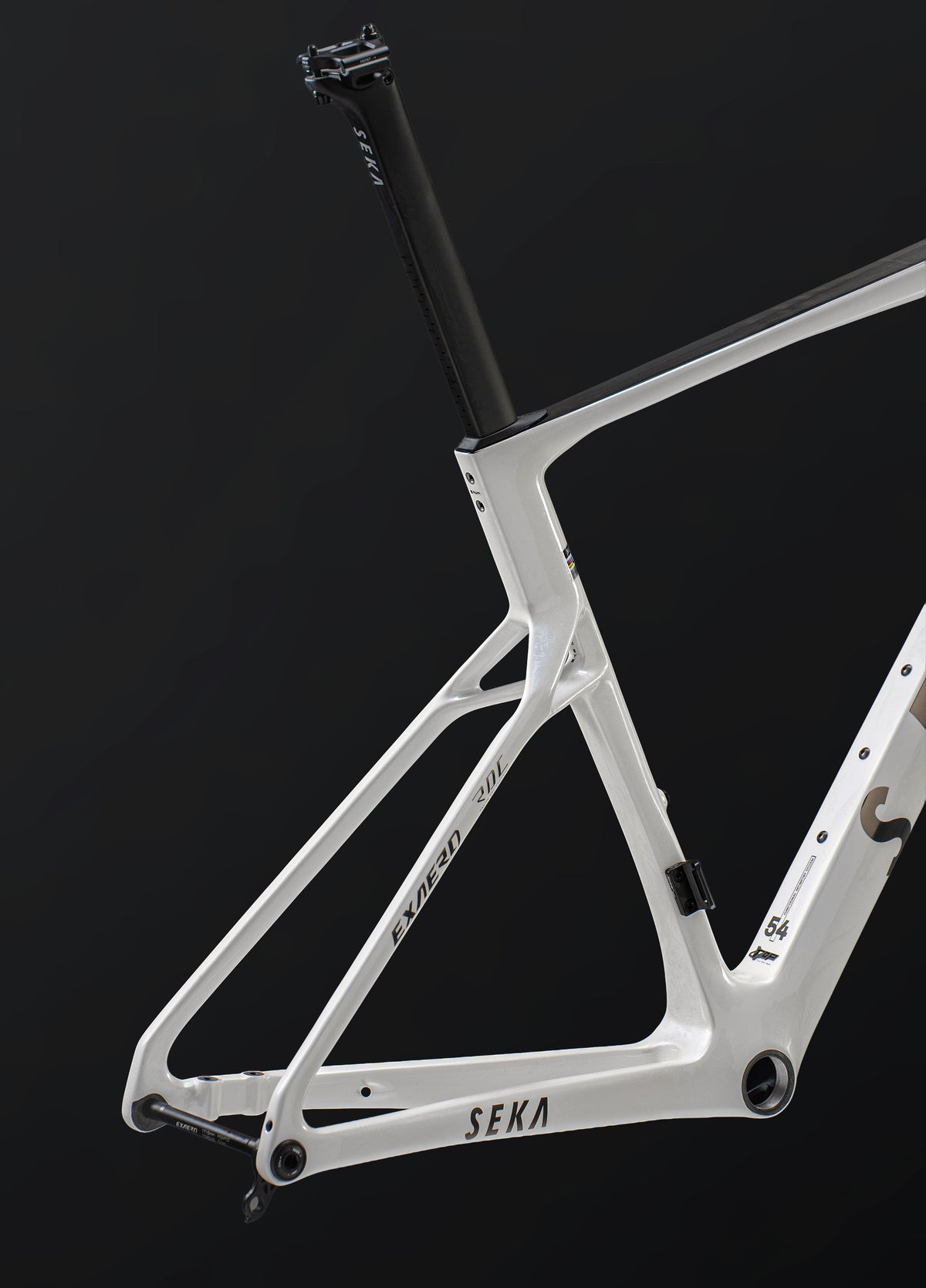 Seka ExAero RDC Frameset - Marble White