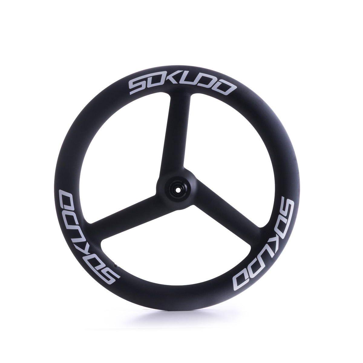Sokudo Wheels 3 Spoke Carbon Wheel - Front 58mm - Ceramic Bearings