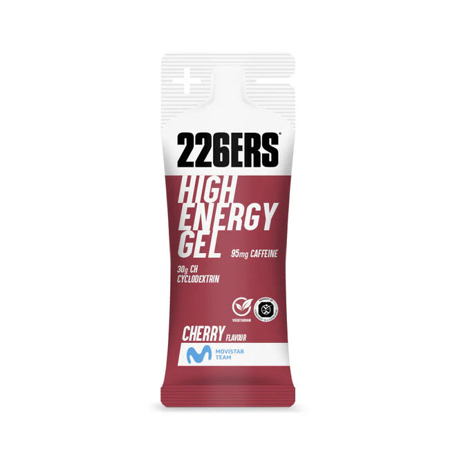 226ERS HIGH ENERGY GEL 45g - Energy Gel - Cherry (95mg of Caffeine)