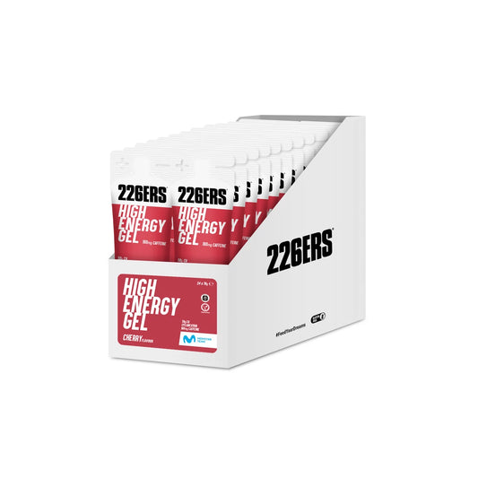 226ERS HIGH ENERGY GEL - Energy Gel - Cherry (160mg Caffeine) - BOX 24un