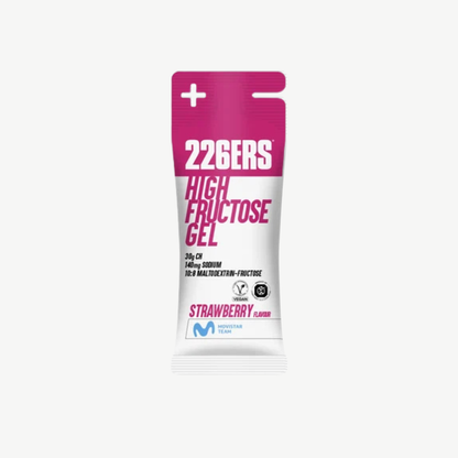 226ERS HIGH FRUCTOSE GEL - Energy Gel 44g - STRAWBERRY (30g Carbs)