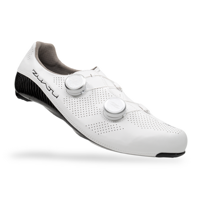 Zuatu Z1 PRO - White - Silver Dial - Cycling Shoe