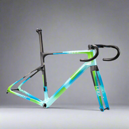Seka Bikes - Spear - Borealis Blue Frameset