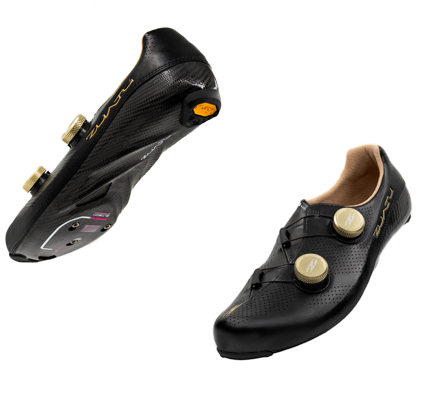 Zuatu Z1 PRO - Black - Gold Dial - Cycling Shoe