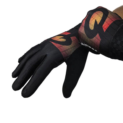 Prologo LONG FINGERS Gloves - BLK/ORANGE FADED