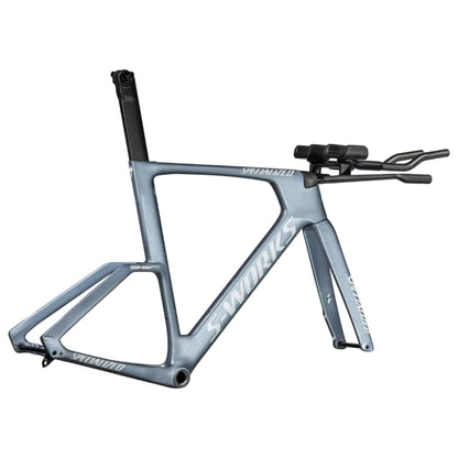 Specialized S-Works Shiv TT Module - Gloss Glacial Metallic / Red To Gold Pearl Edge Fade / Metallic White Silver