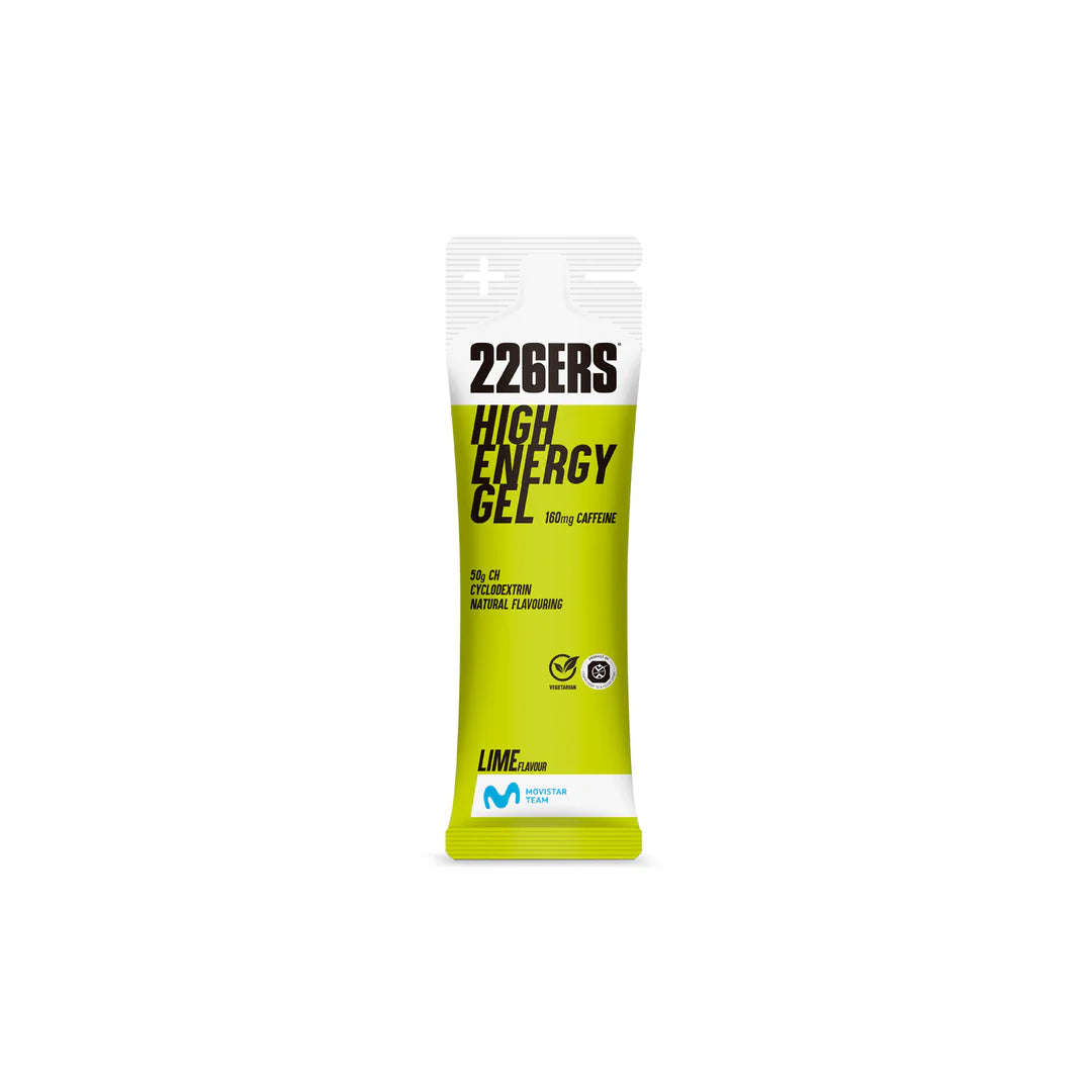 226ERS HIGH ENERGY GEL 76g - Energy Gel - Lime (160mg Caffeine)